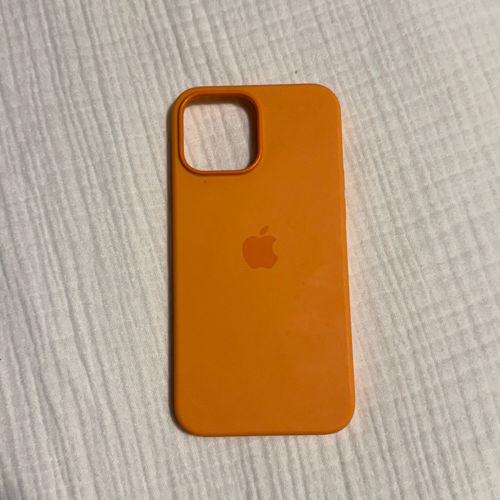 Apple Orange Silicone Phone Case